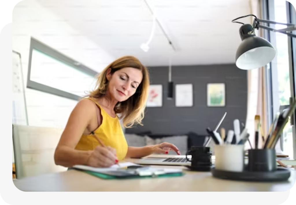 Business owner taking the first step toward small business consulting and growth coaching