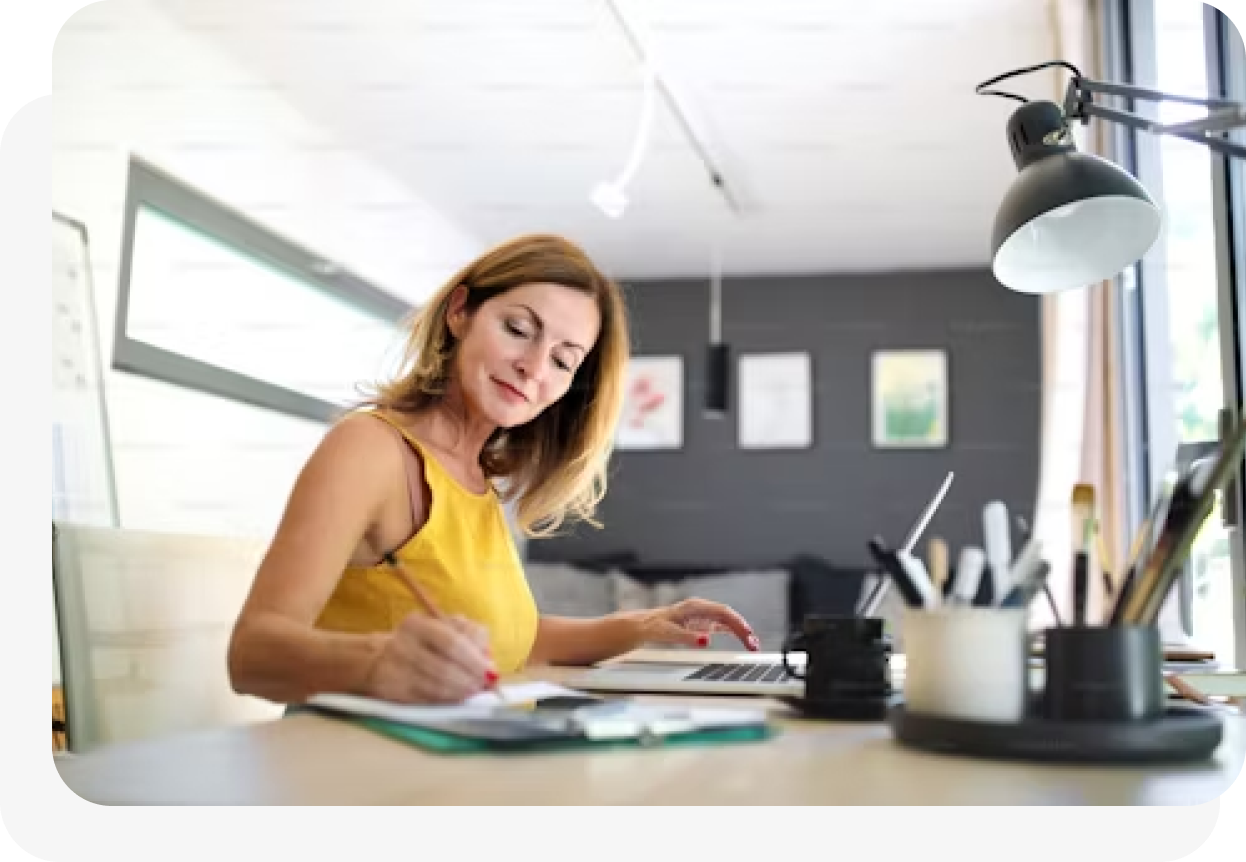 Business owner taking the first step toward small business consulting and growth coaching